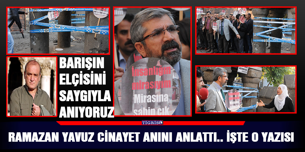 Ramazan Yavuz cinayet anını anlattı.. işte o yazısı