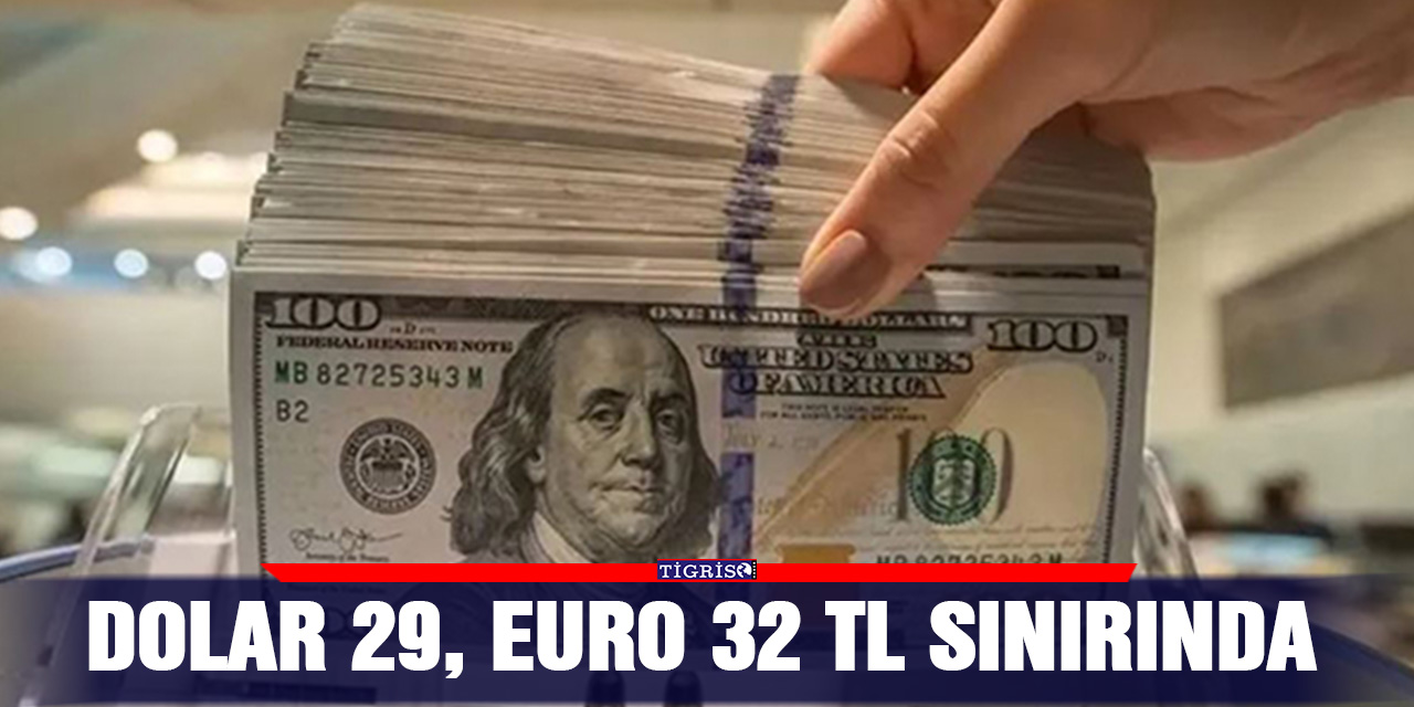 Dolar 29, Euro 32 TL sınırında