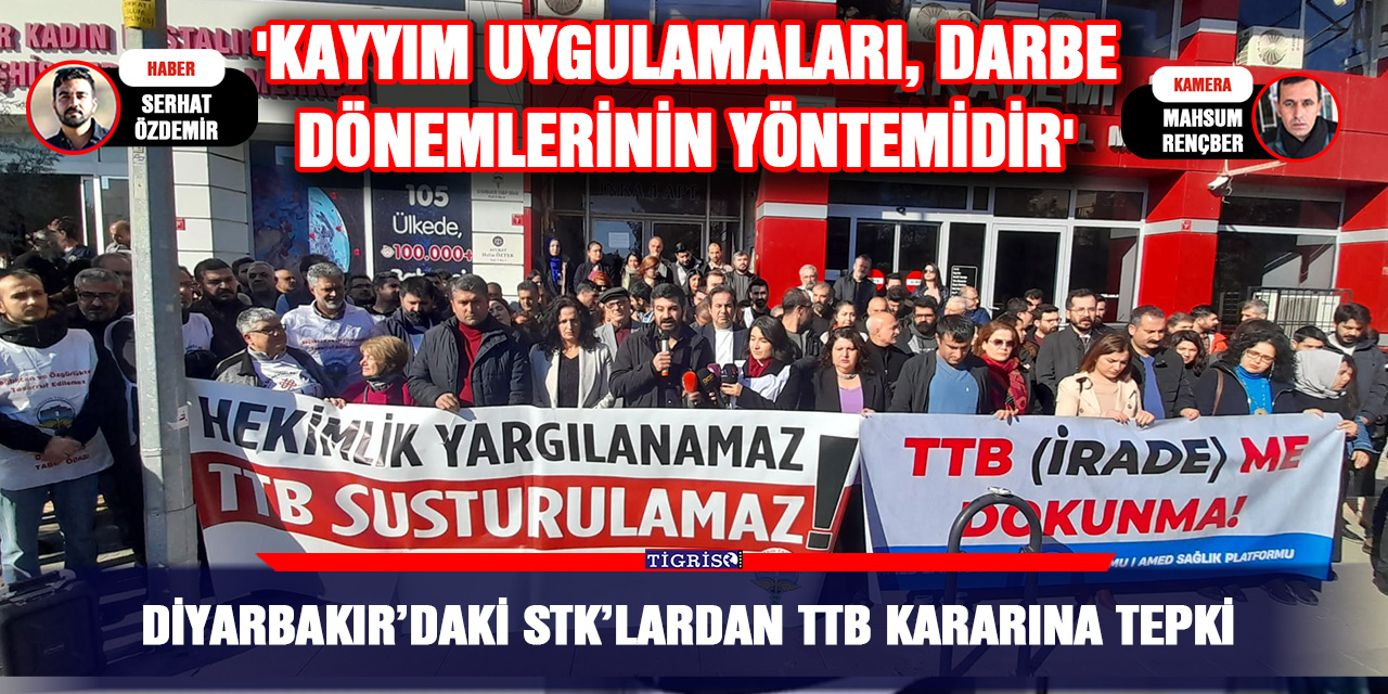 VİDEO - Diyarbakır’daki STK’lardan TTB kararına tepki