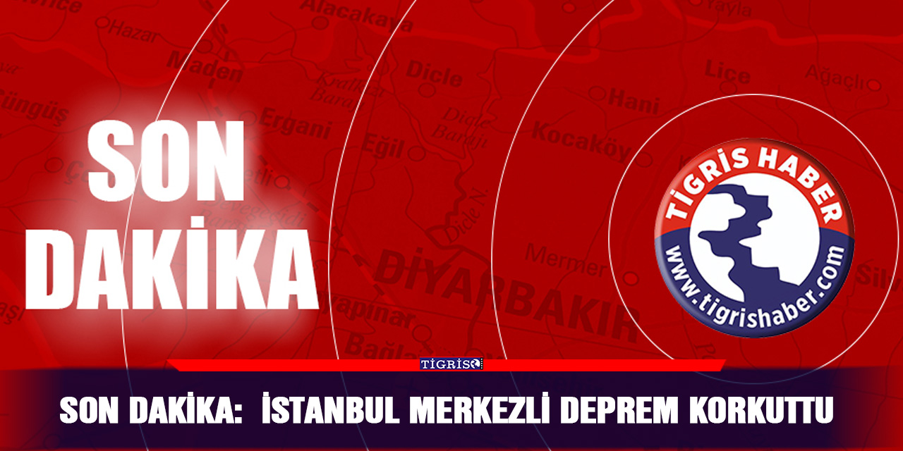 SON DAKİKA: İstanbul merkezli deprem korkuttu
