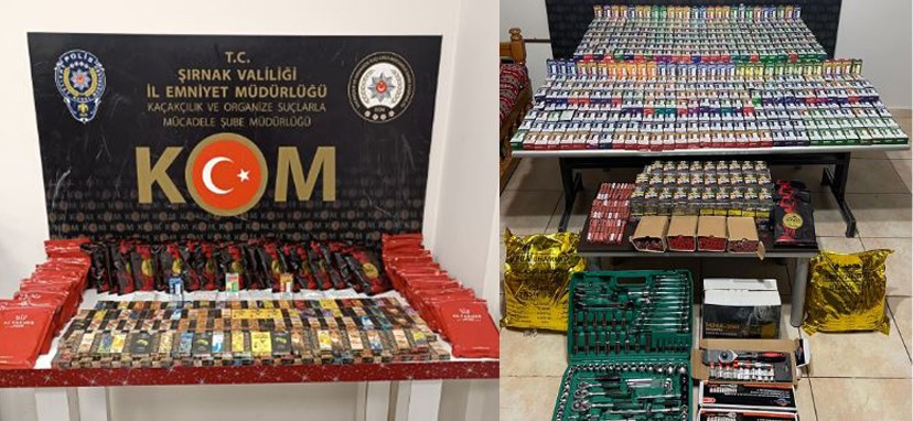 Şırnak'ta kaçakçılık operasyonu