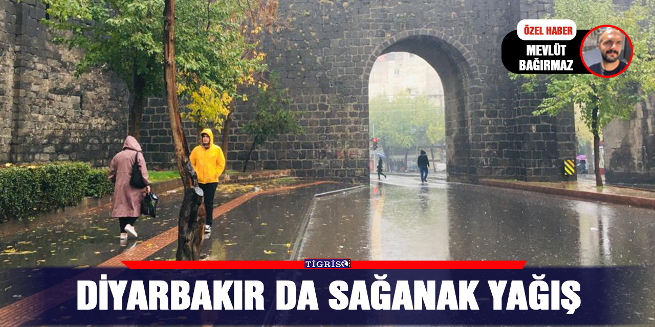 VİDEO - Diyarbakır da sağanak yağış