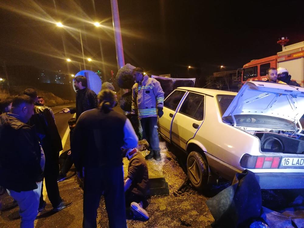 Mardin'de trafik kazası, yaralılar var