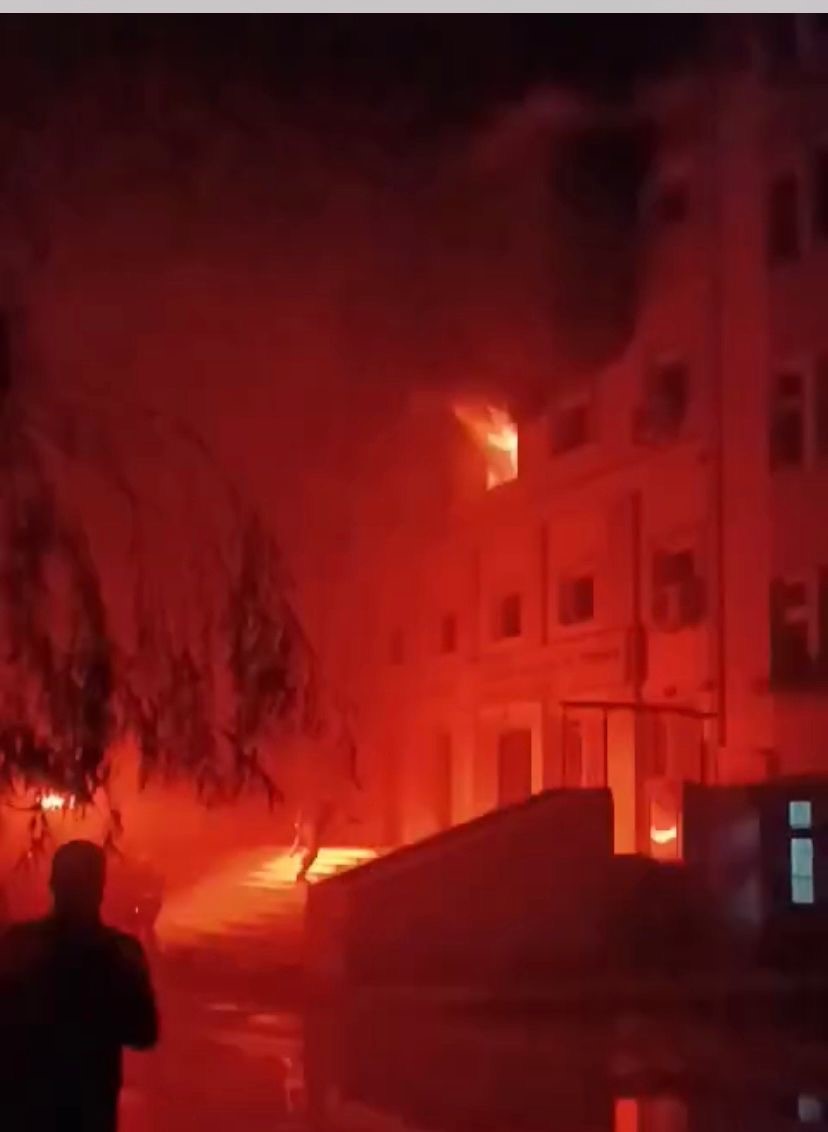 Okulda çıkan yangın korkuttu