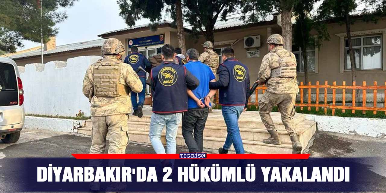 Diyarbakır'da 2 hükümlü yakalandı