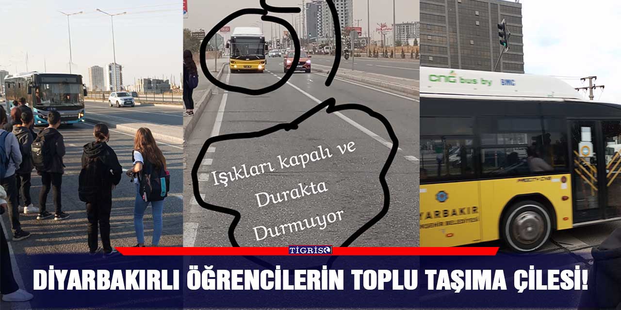 VİDEO - Diyarbakırlı öğrencilerin toplu taşıma çilesi!