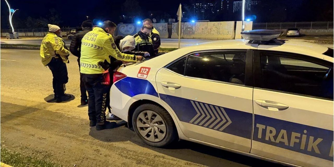 Dur ihtarına uymayan alkollü sürücüye cezai Yaptırım