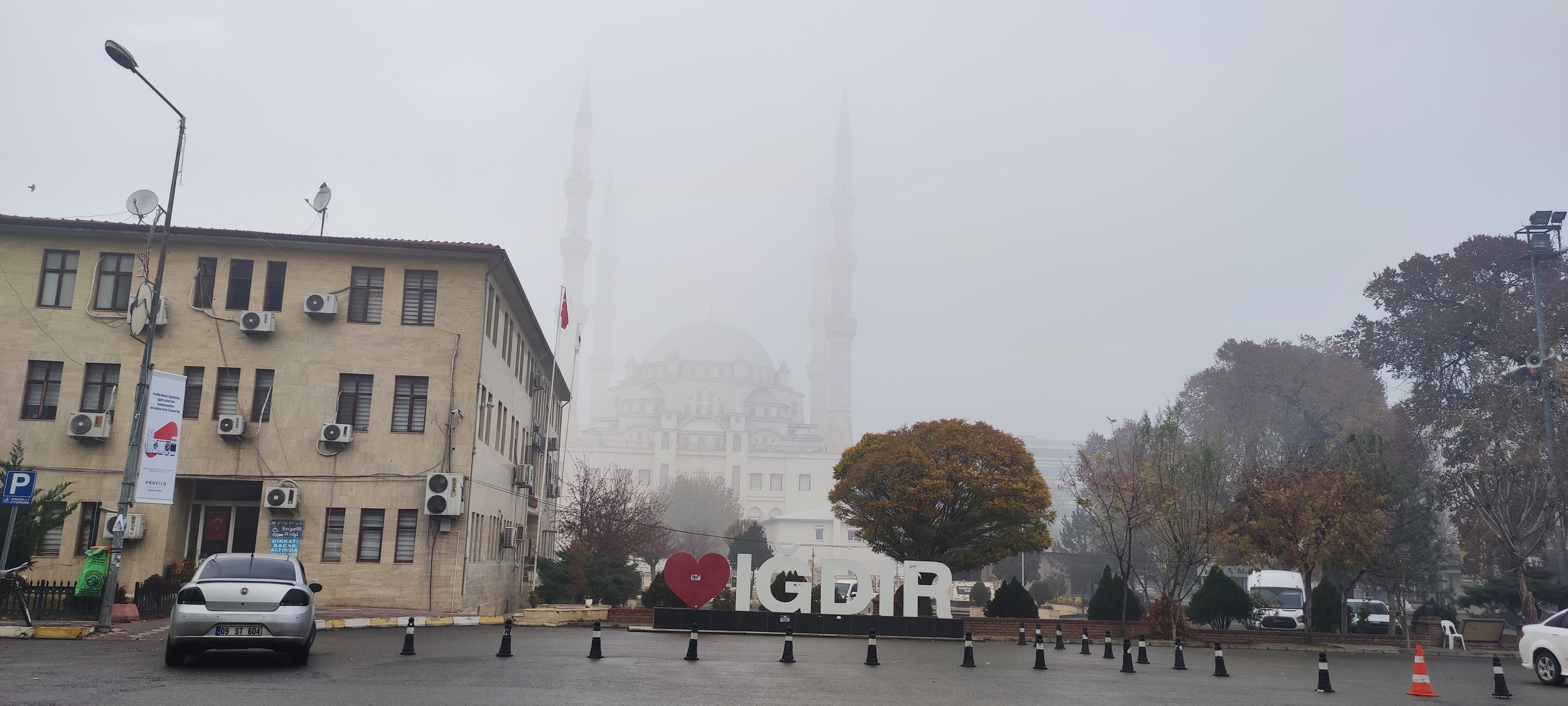 Iğdır'da yoğun sis etkisi