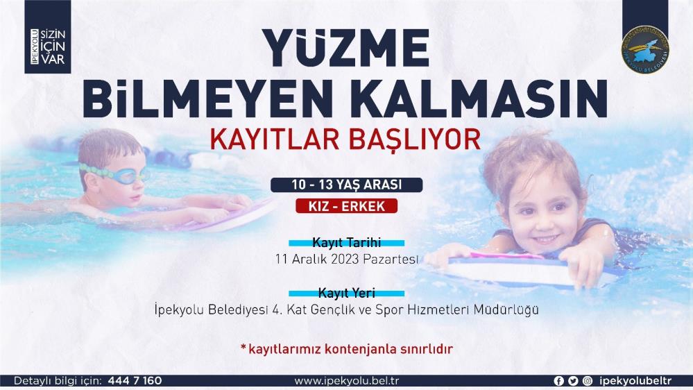 Van'da  “yüzme bilmeyen kalmasın” kursu