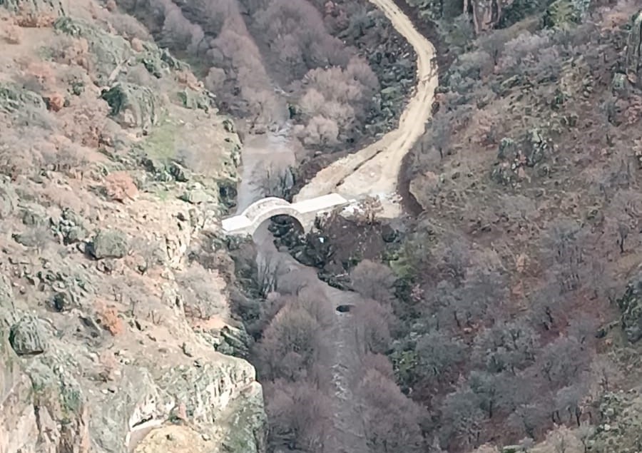 2 bin yıllık Taş Köprü de restorasyon