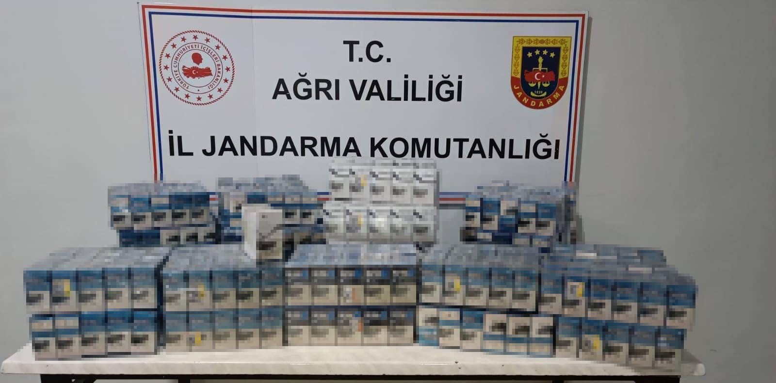 Ağrı’da kaçakçılara operasyon