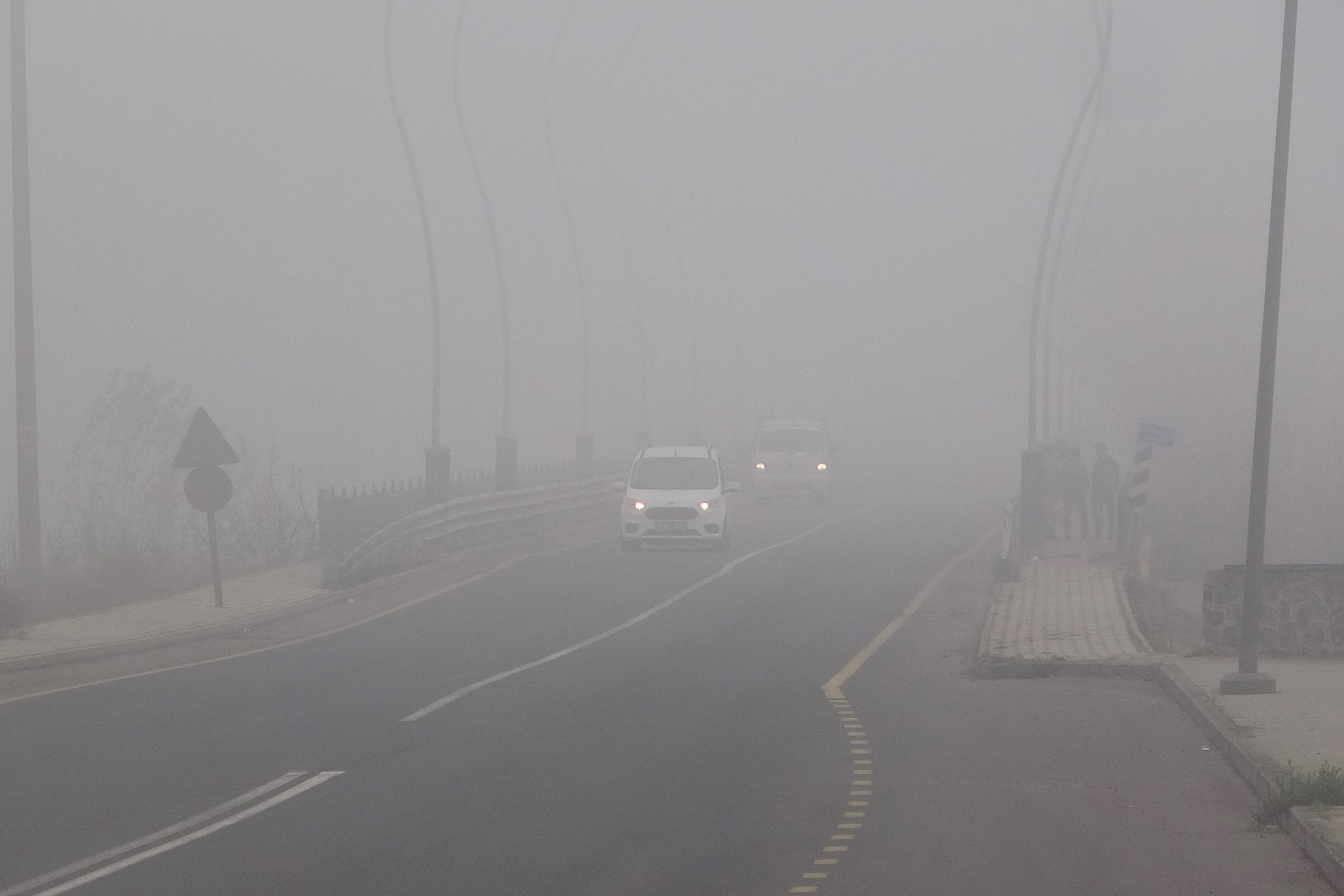 Diyarbakır'da yoğun sis etkili oldu