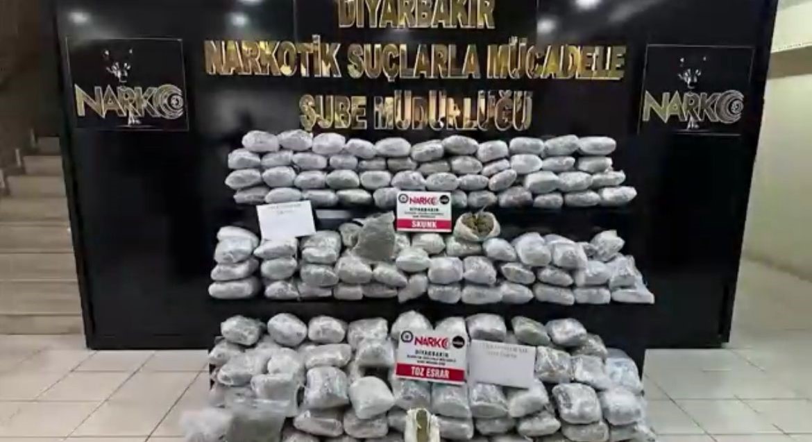 VİDEO - Diyarbakır'da LPG tankından uyuşturucu çıktı