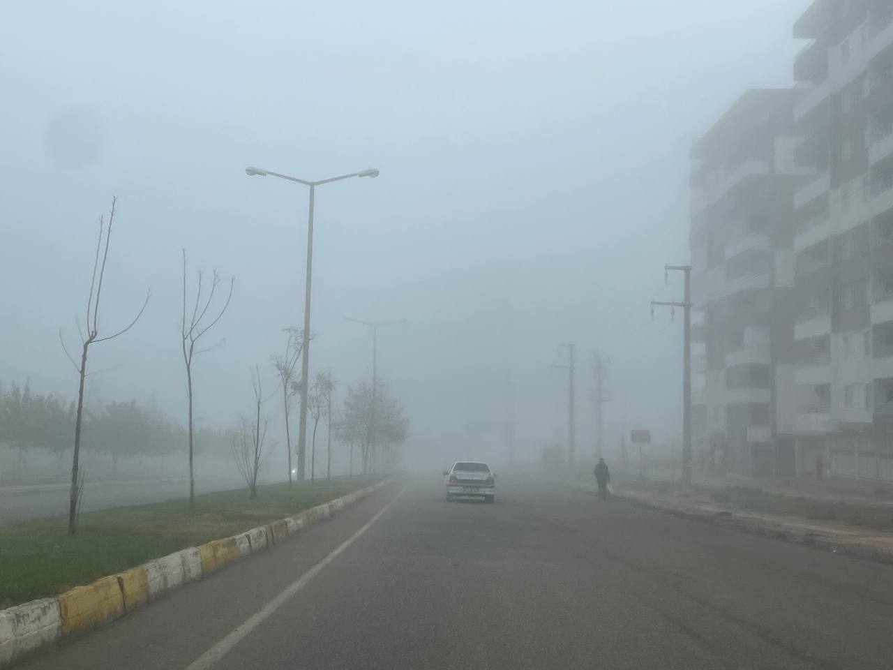 Batman'da yoğun sis etkili oldu