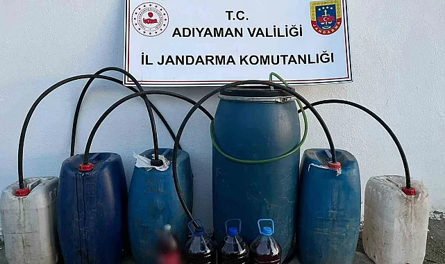 Kaçak alkol ele geçirdi