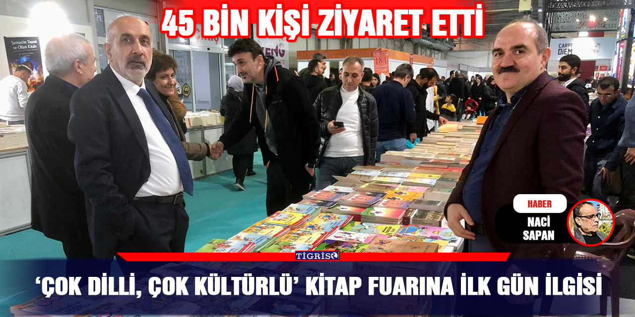 VİDEO - ‘ÇOK DİLLİ, ÇOK KÜLTÜRLÜ’ kitap fuarına ilk gün ilgisi; 45 bin kişi ziyaret etti