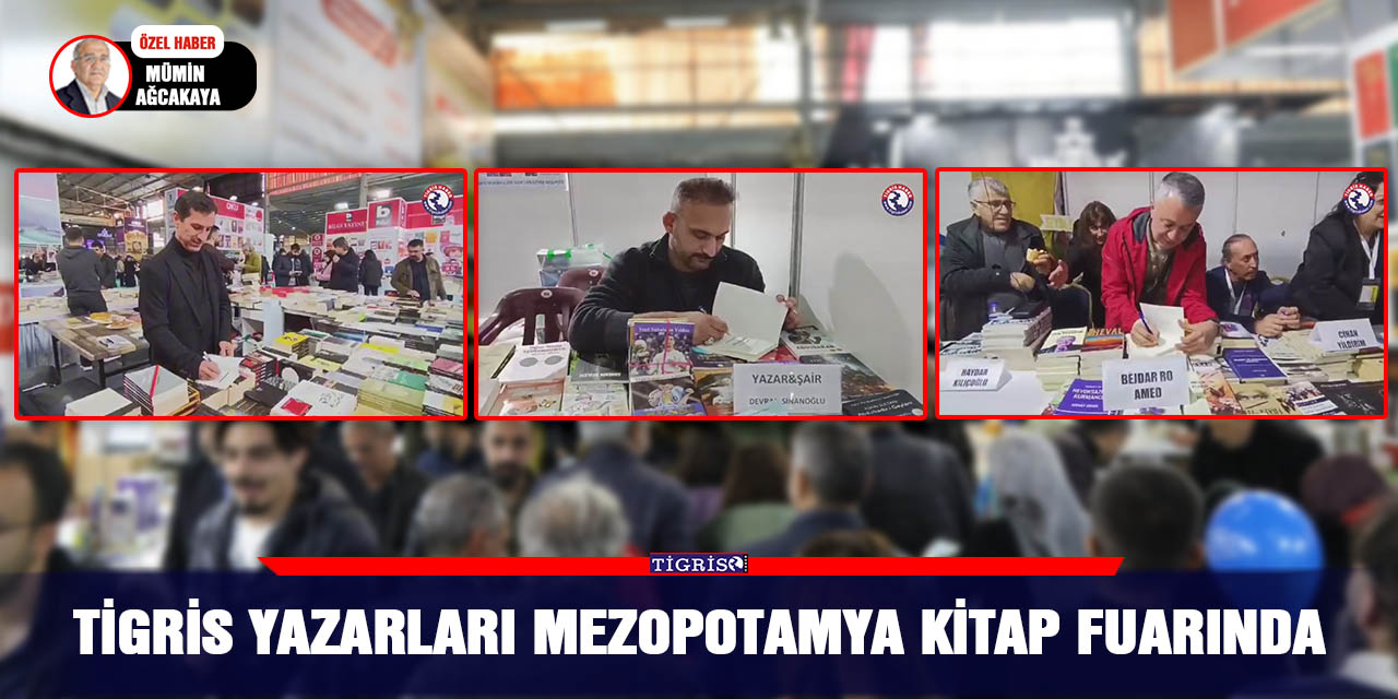 TİGRİS yazarları Mezopotamya kitap fuarında