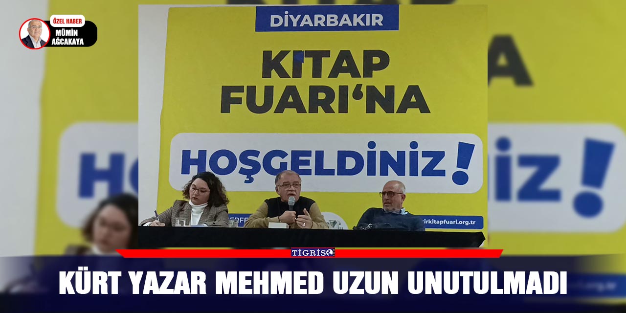 Kürt yazar Mehmed Uzun unutulmadı