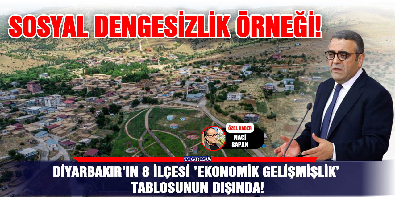 Diyarbakır'ın 8 ilçesi 'ekonomik gelişmişlik' tablosunun dışında!