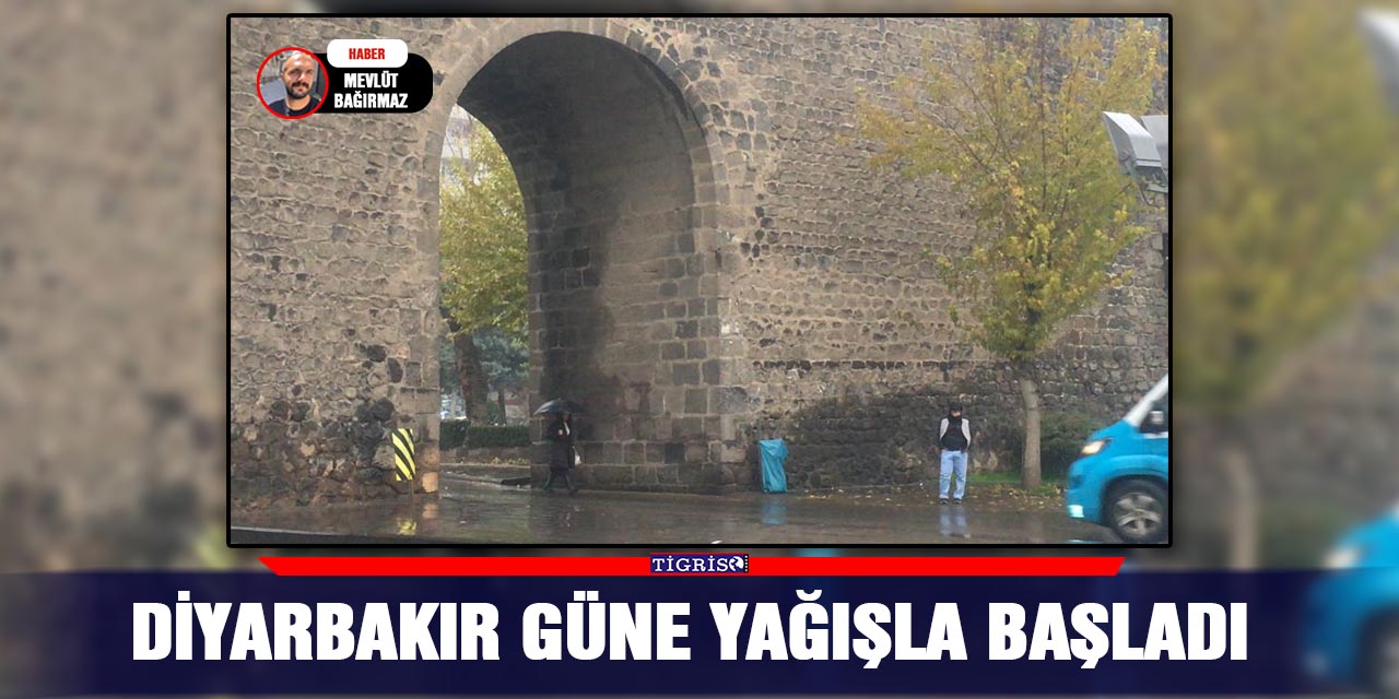 VİDEO - Diyarbakır güne yağışla başladı