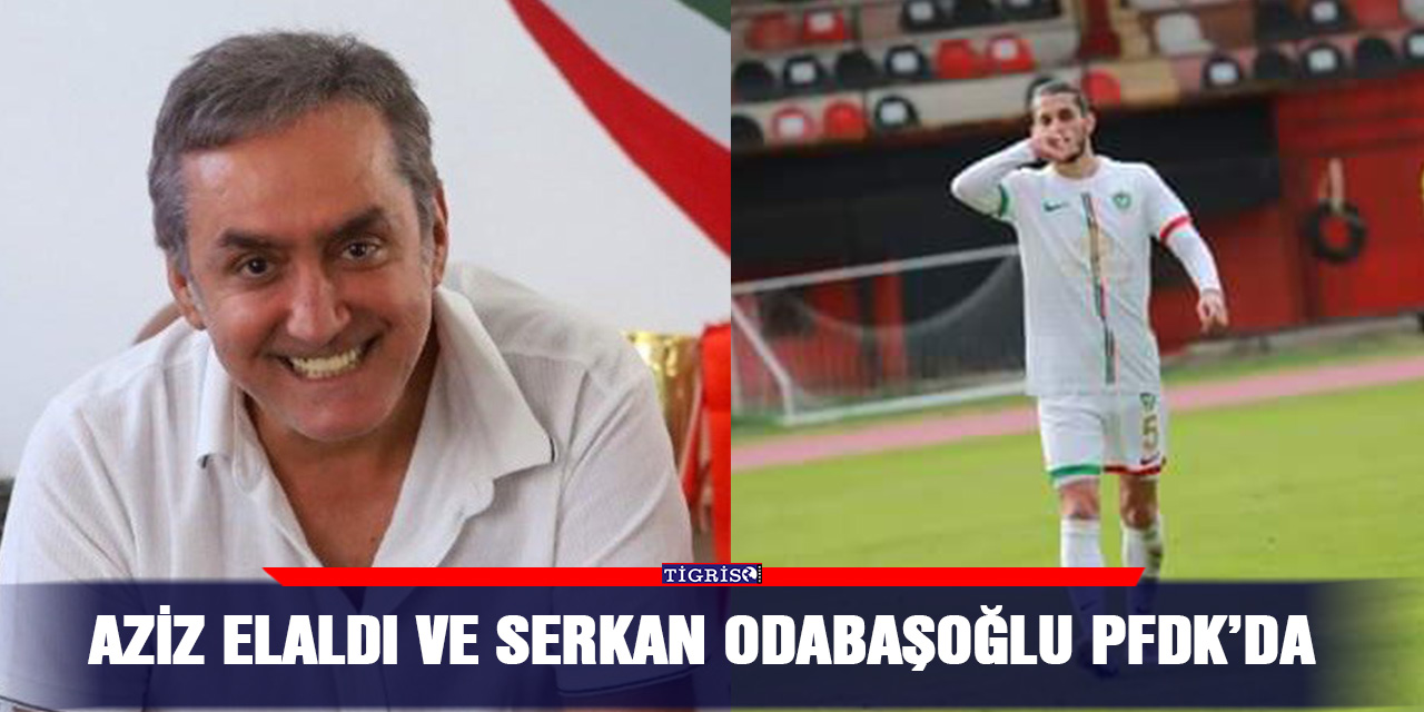 Aziz Elaldı ve Serkan Odabaşoğlu PFDK’da