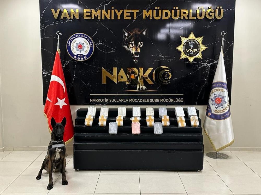 Van’da 16 kilo uyuşturucu yakalandı