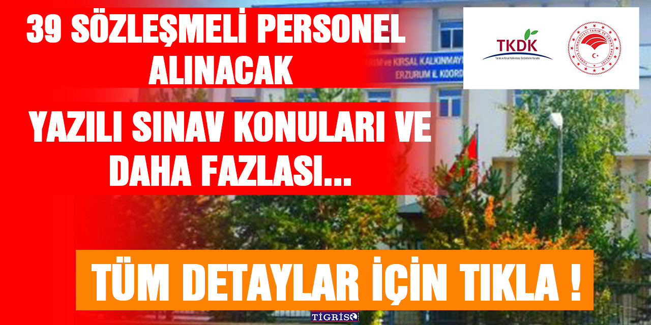 Sözleşmeli Personel Alınacak... İşte Detaylar!