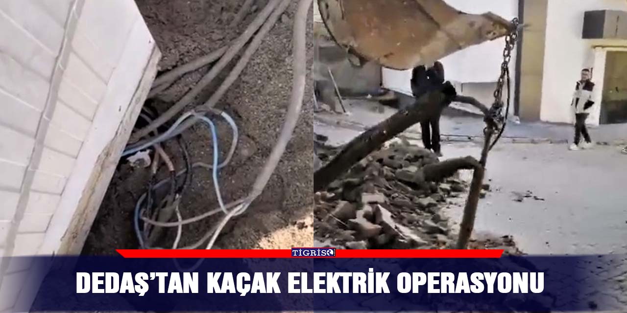 VİDEO - DEDAŞ’ tan kaçak elektrik operasyonu