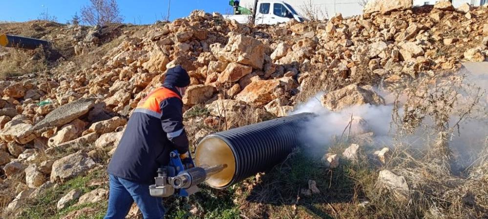 Mardin’de kışlık ilaçlama