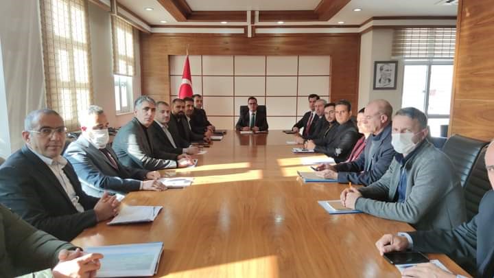 Çermik'te yılsonu değerlendirmesi yapıldı