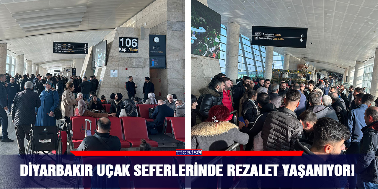 VİDEO - Diyarbakır uçak seferlerinde rezalet yaşanıyor!