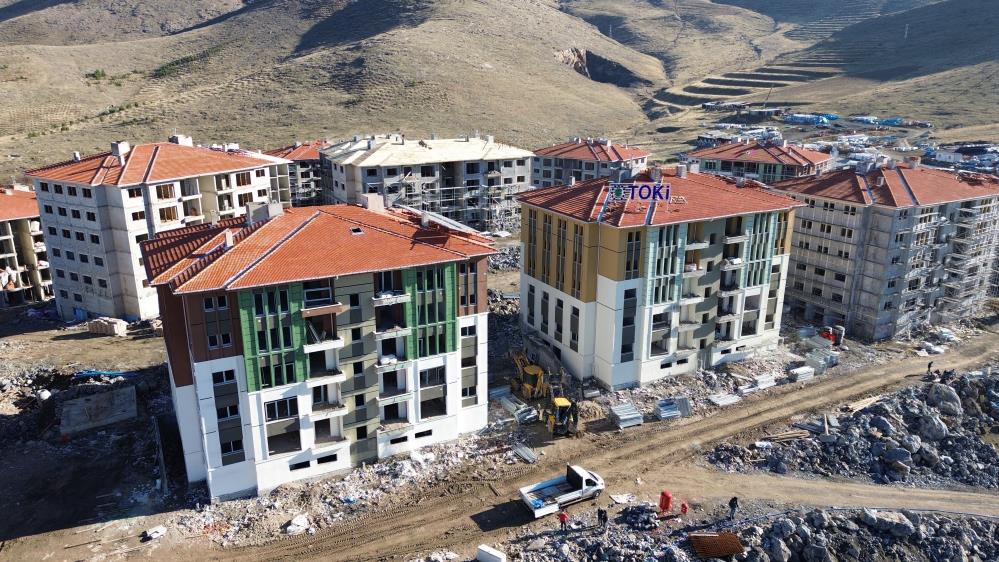 Malatya’da TOKİ deprem konutları hızla yükseliyor