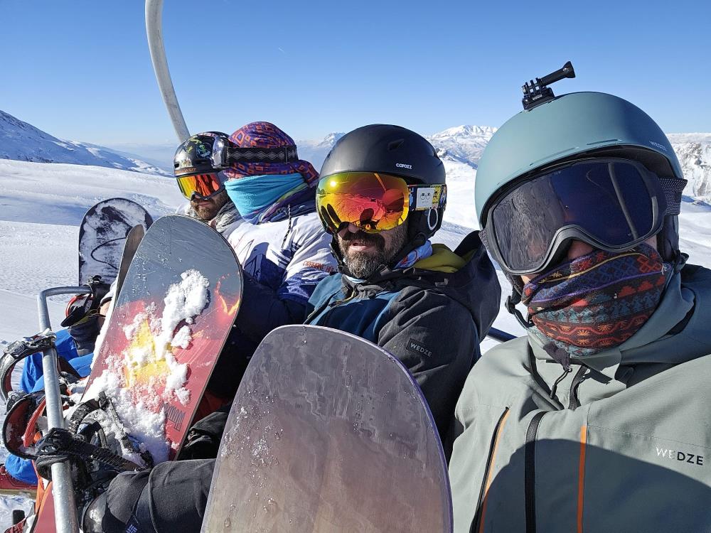 Ergan Dağı'nda kayak keyfi