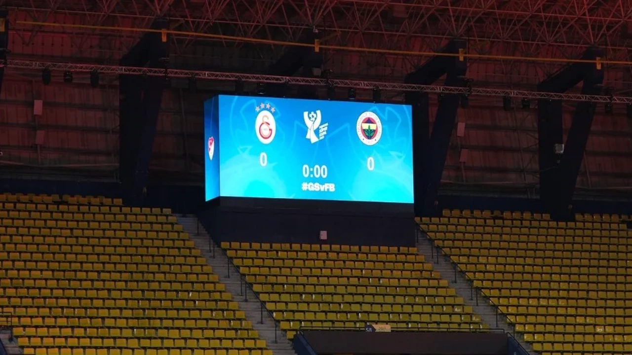 Süper Kupa Finali İptal Edildi