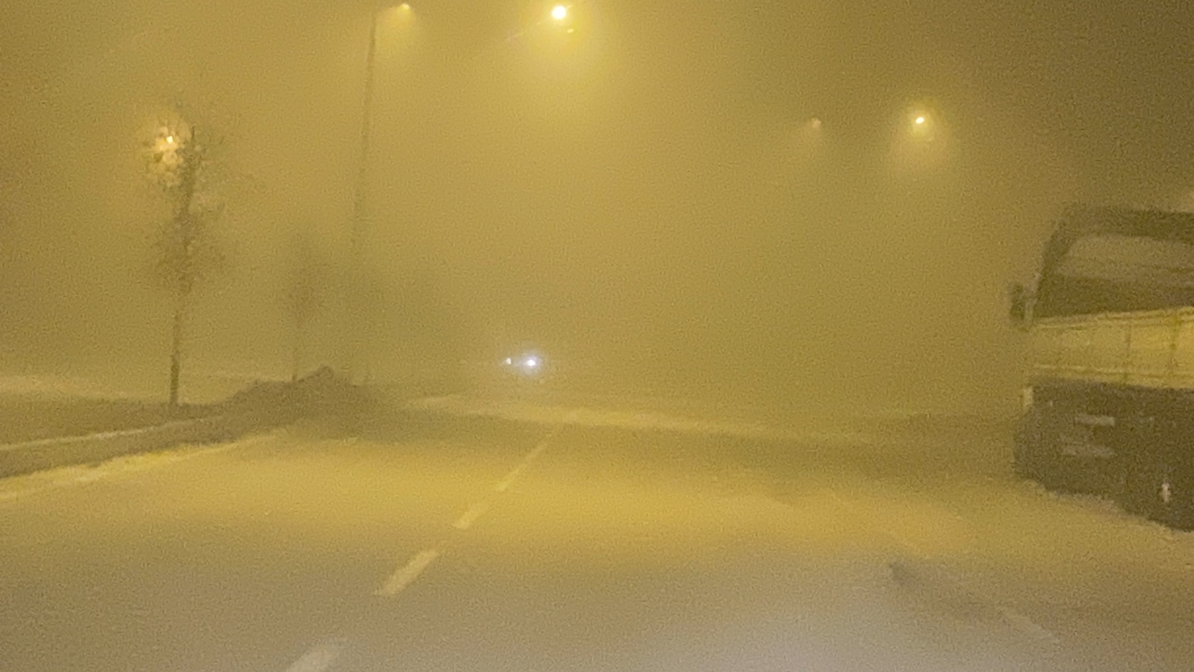 Elazığ’da yoğun sis