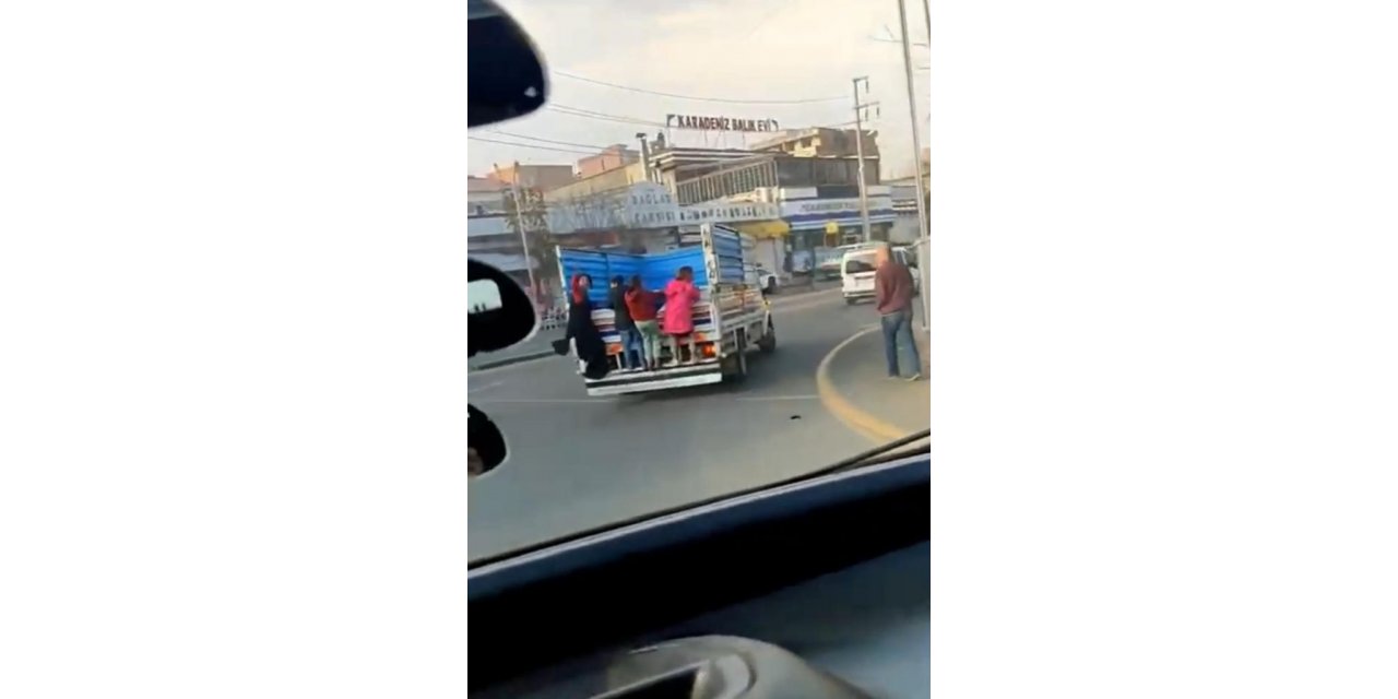 VİDEO - Diyarbakır’da tehlikeli yolculuk