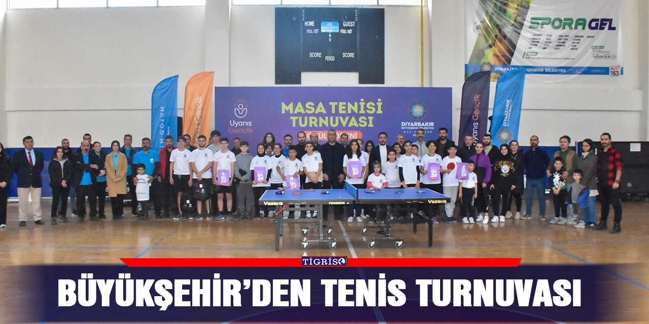 VİDEO - Büyükşehir’den tenis turnuvası