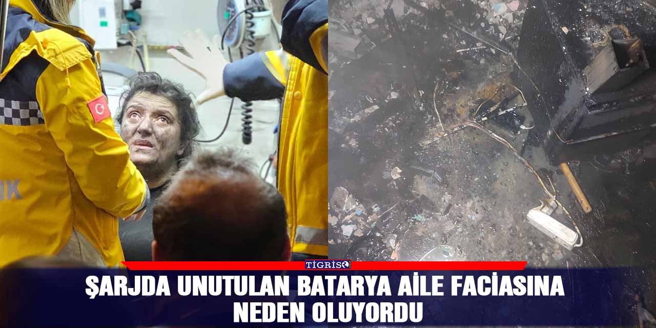 Şarjda unutulan batarya aile faciasına neden oluyordu