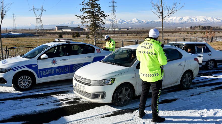 Erzurum'da 70 bin sürücüye ceza