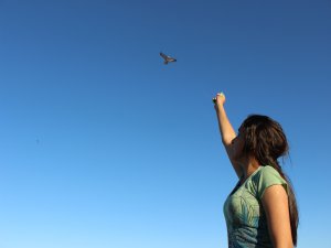 Çocuklar işkenceye karşı uçurtma uçurdu