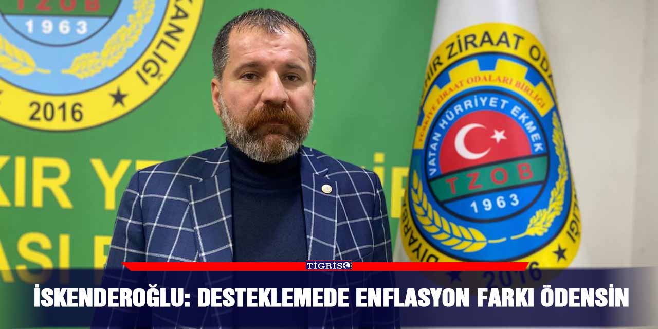 VİDEO - İskenderoğlu: Desteklemede enflasyon farkı ödensin