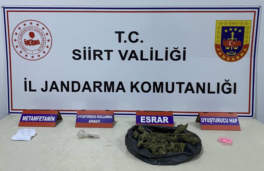 Siirt’te uyuşturucu operasyonu