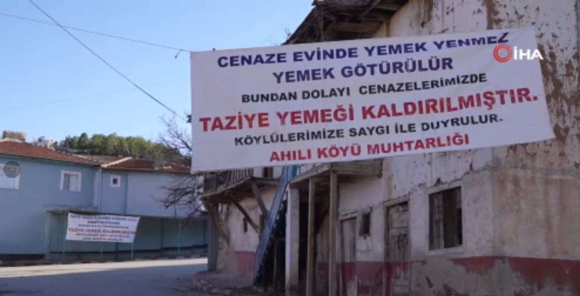 20 yıldır sürüyordu, bu köyde taziye yemeği kaldırıldı