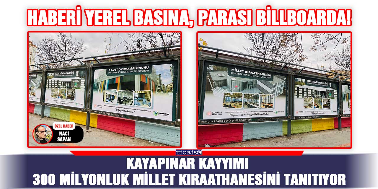Kayapınar Kayyımı 300 milyonluk Millet Kıraathanesini tanıtıyor