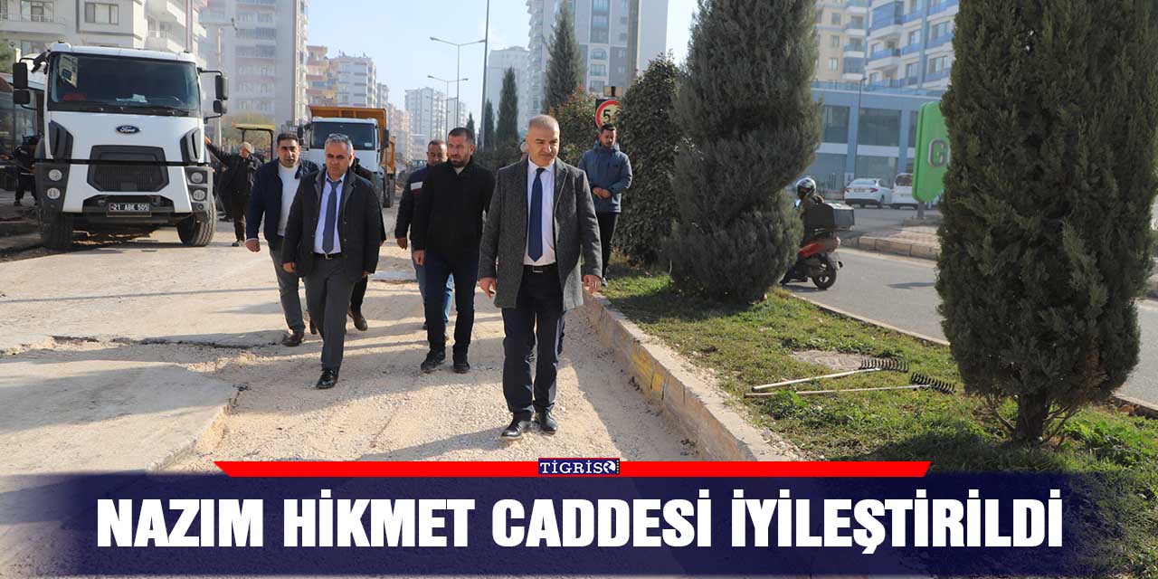 Nazım Hikmet Caddesi iyileştirildi