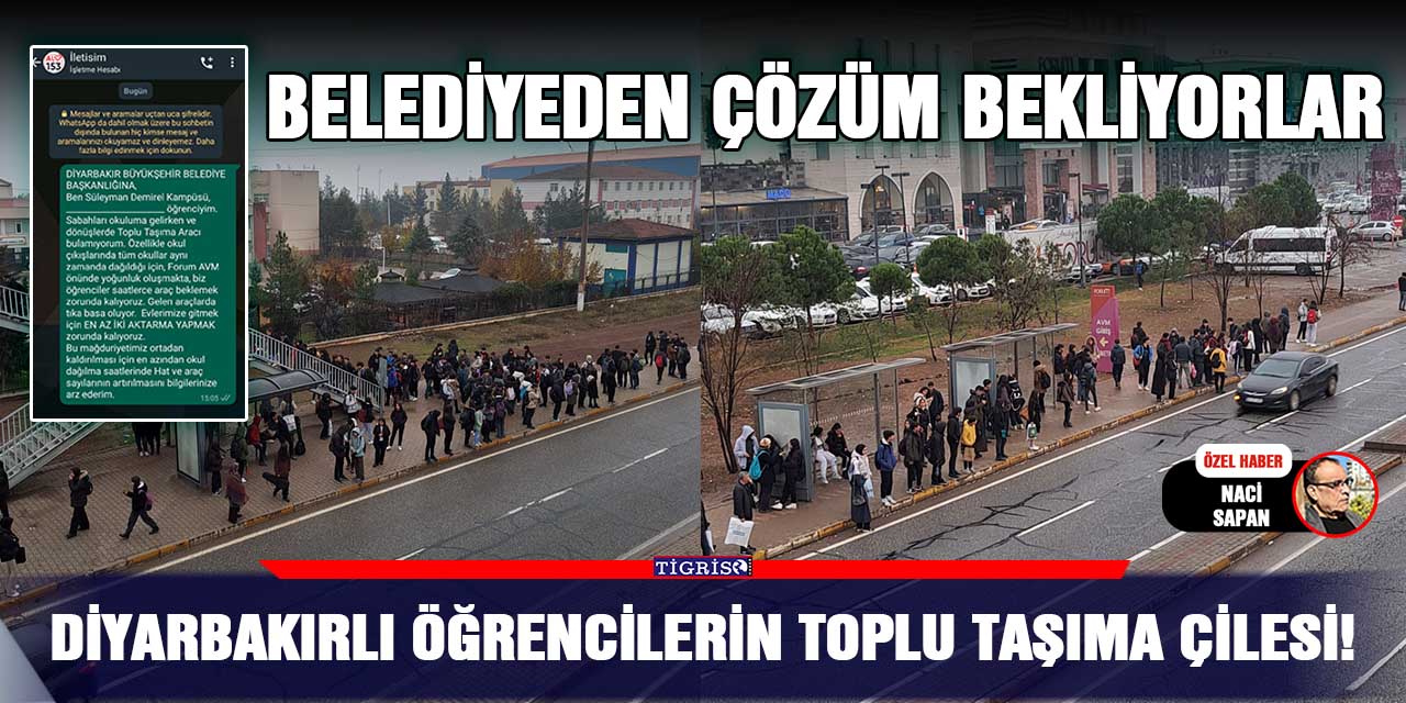 VİDEO - Diyarbakırlı öğrencilerin toplu taşıma çilesi!