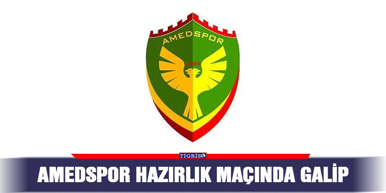 Amedspor hazırlık maçında galip