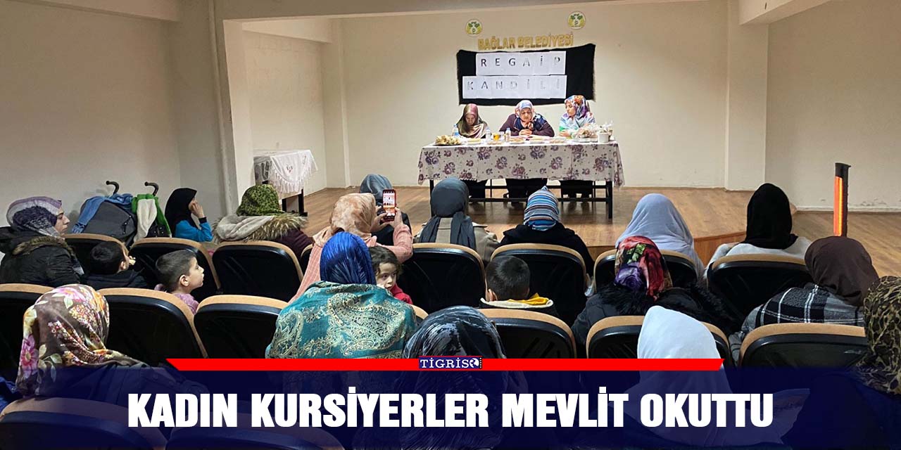 Kadın kursiyerler mevlit okuttu