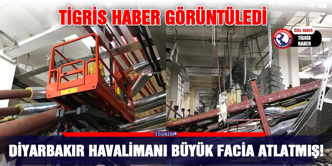 VİDEO - Diyarbakır havalimanı büyük facia atlatmış!