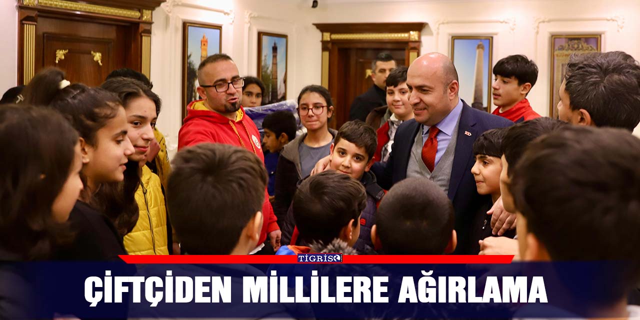 Çiftçiden millilere ağırlama